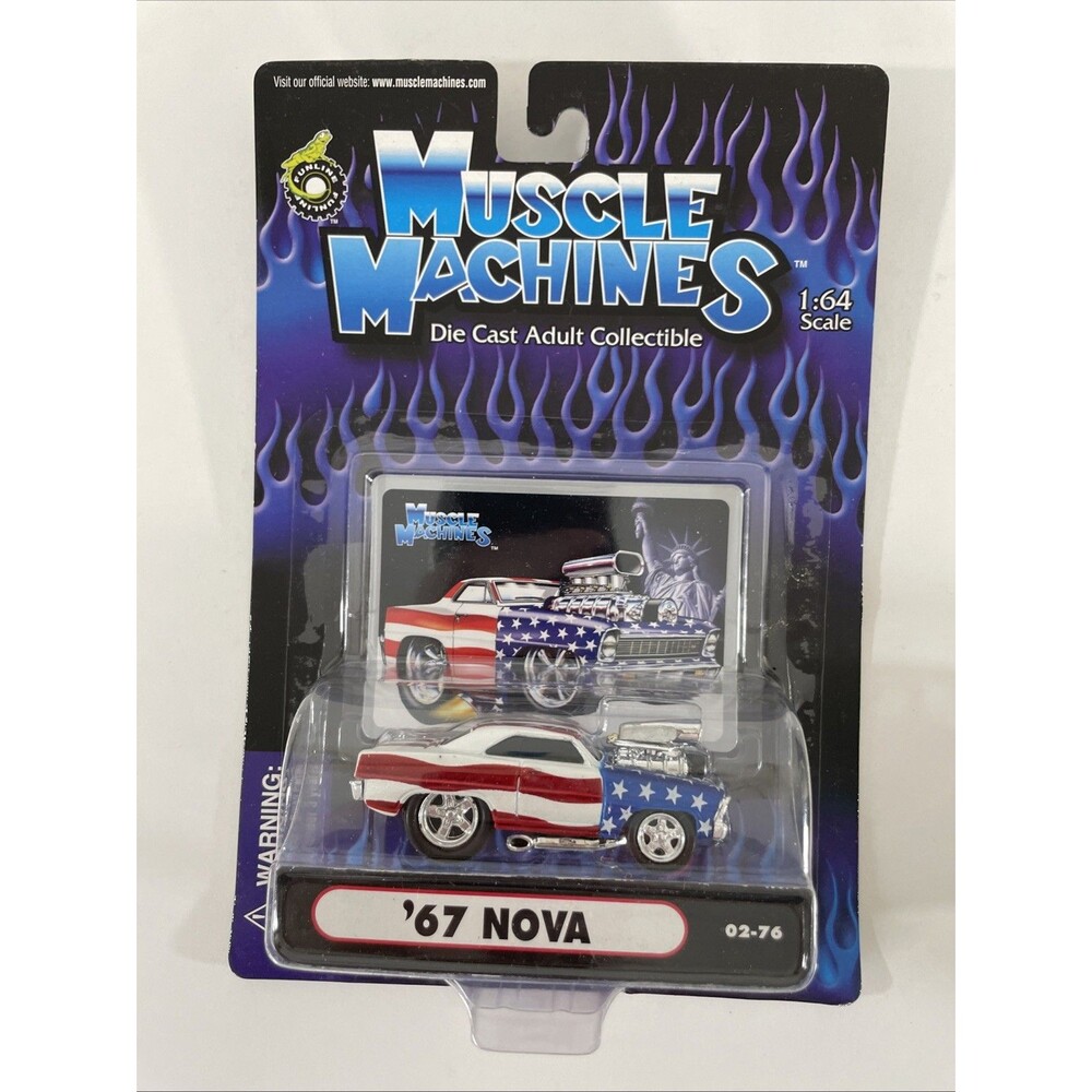 Muscle Machines 1967 Chevy Nova Collectible Toy Car